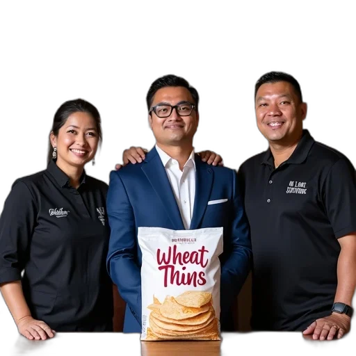 staff, food, group, people transparent PNG cut-out