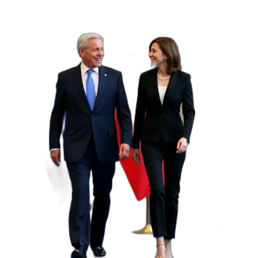 staff, jacket, man, woman transparent PNG cut-out