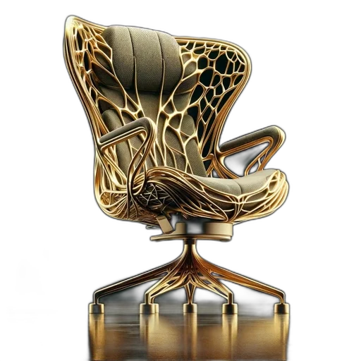 furniture, crown, jewelry, 3d render transparent PNG cut-out