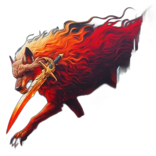 dragon, creature, animal, staff transparent PNG cut-out