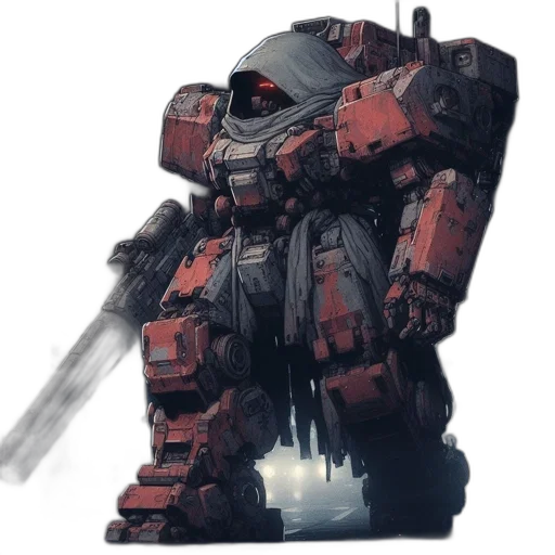 robot, weapon, sword, concept art transparent PNG cut-out