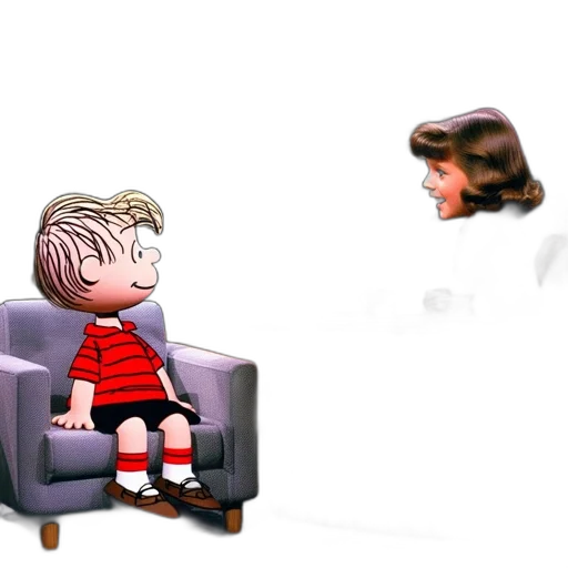 furniture, crown, hair, creature transparent PNG cut-out