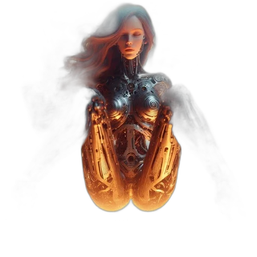 dress, mask, face, robot transparent PNG cut-out