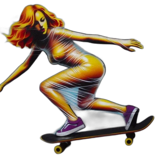 photorealistic, concept art, vaporwave, cartoon transparent PNG cut-out
