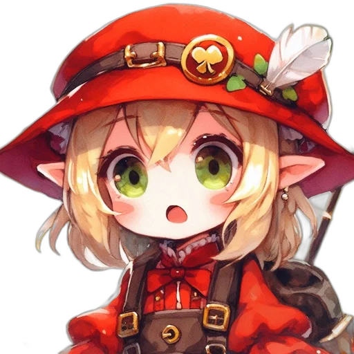 staff, hat, dragon, weapon transparent PNG cut-out