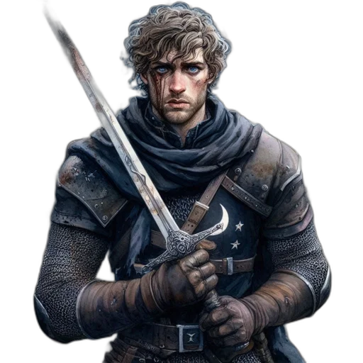 sword, weapon, staff, jacket transparent PNG cut-out