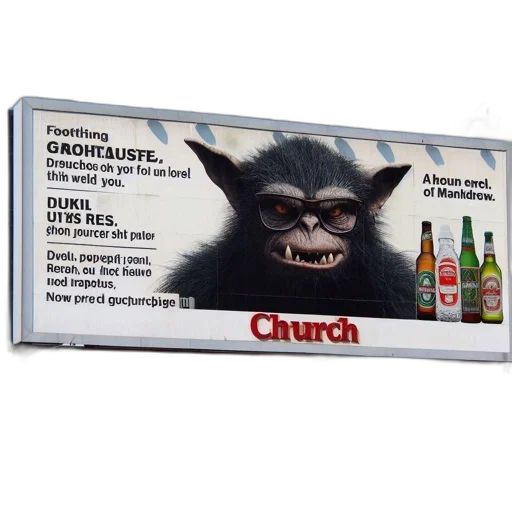 creature, animal, advert, large transparent PNG cut-out