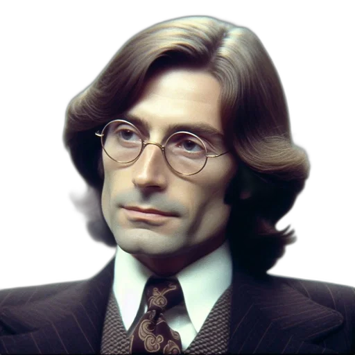 hair, face, jacket, staff transparent PNG cut-out
