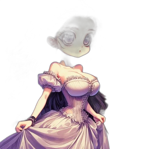 dress, mask, hat, face transparent PNG cut-out