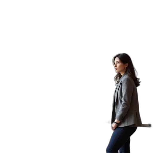 jacket, staff, dress, jewelry transparent PNG cut-out