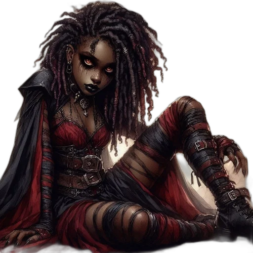 fantasy art, concept art, comic book art, cyberpunk transparent PNG cut-out
