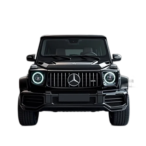 car, photorealistic, 3d render, mercedes transparent PNG cut-out