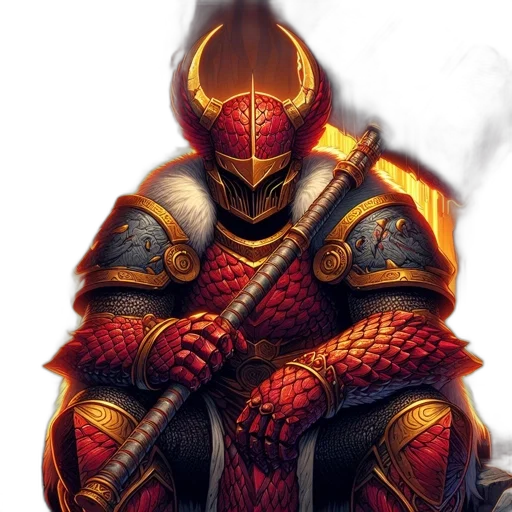 sword, dragon, mask, fantasy art transparent PNG cut-out
