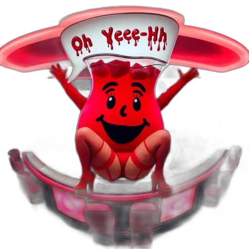food, concept art, 3d render, kool-aid transparent PNG cut-out