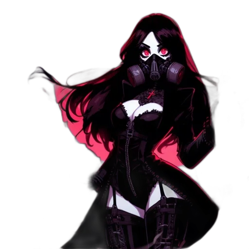 mask, concept art, pixel art, comic book art transparent PNG cut-out