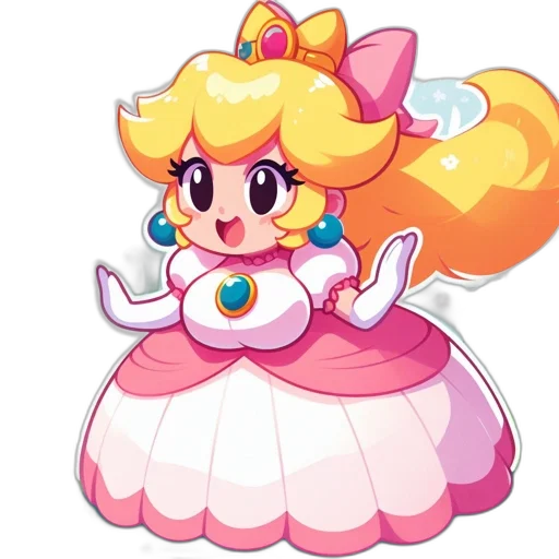dress, crown, staff, weapon transparent PNG cut-out