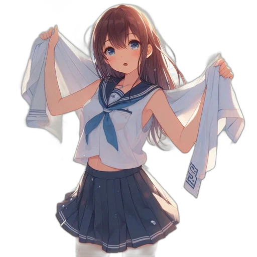 dress, umbrella, jacket, creature transparent PNG cut-out