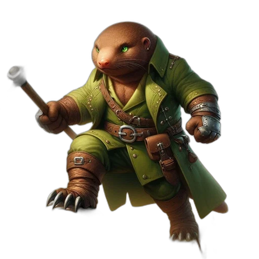 dragon, staff, creature, jacket transparent PNG cut-out