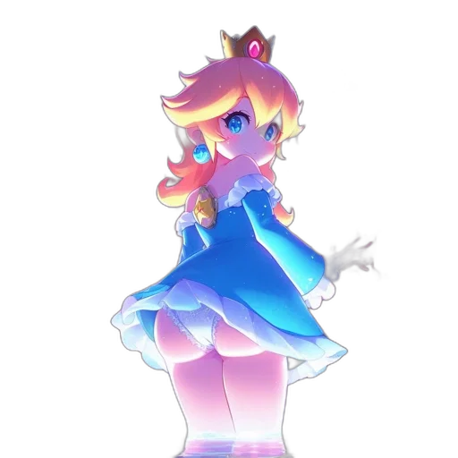 dress, crown, staff, robot transparent PNG cut-out