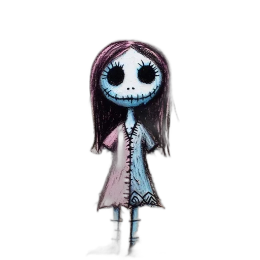 dress, staff, creature, robot transparent PNG cut-out