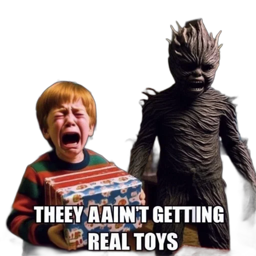 creature, comical, movie, scene transparent PNG cut-out