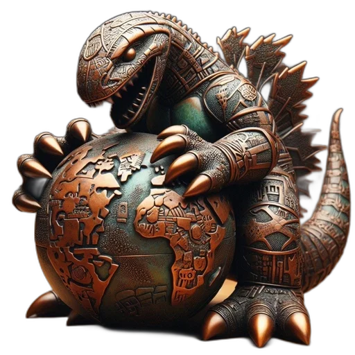 dragon, creature, robot, concept art transparent PNG cut-out
