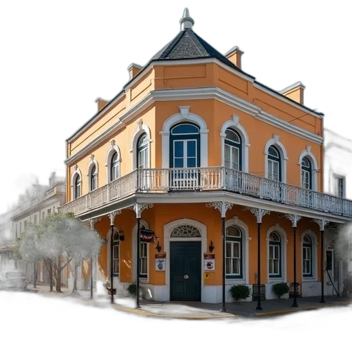 building, photorealistic, 3d render, concept art transparent PNG cut-out