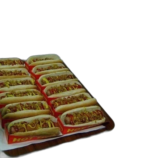 food, 3d render, hot, dogs transparent PNG cut-out