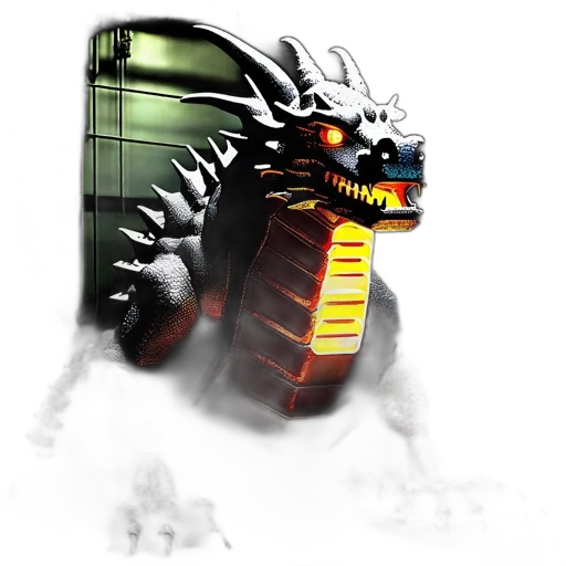dragon, creature, robot, animal transparent PNG cut-out