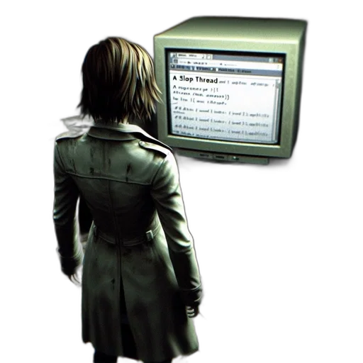 jacket, robot, staff, weapon transparent PNG cut-out