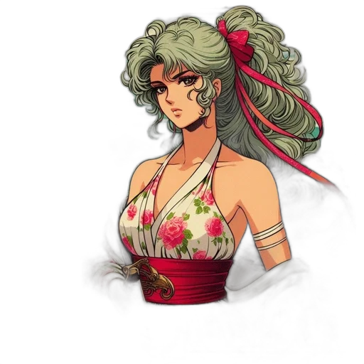 dress, staff, concept art, fantasy art transparent PNG cut-out
