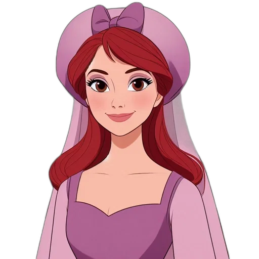 dress, crown, hat, face transparent PNG cut-out
