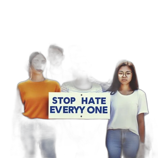 diverse, young, adults, gather transparent PNG cut-out