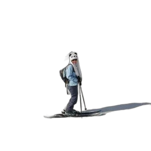 staff, robot, creature, hat transparent PNG cut-out