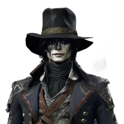hat, mask, staff, face transparent PNG cut-out