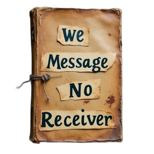 book, cover, reads, message transparent PNG cut-out