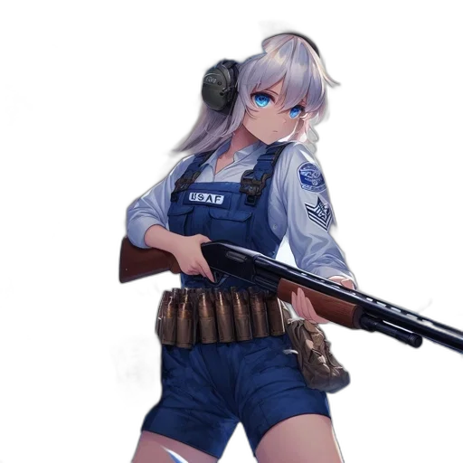 weapon, staff, animal, jacket transparent PNG cut-out