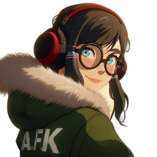 jacket, staff, face, weapon transparent PNG cut-out