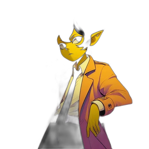 staff, jacket, mask, creature transparent PNG cut-out