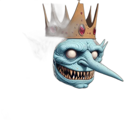 crown, dragon, mask, creature transparent PNG cut-out