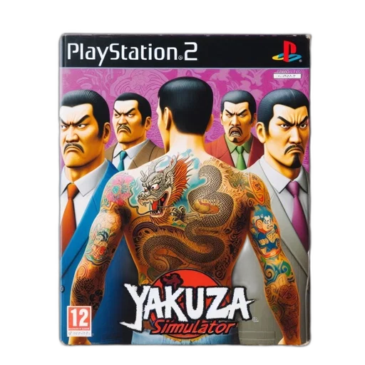 concept art, cover, yakuza, simulator transparent PNG cut-out