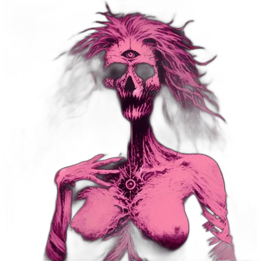 creature, mask, hair, animal transparent PNG cut-out