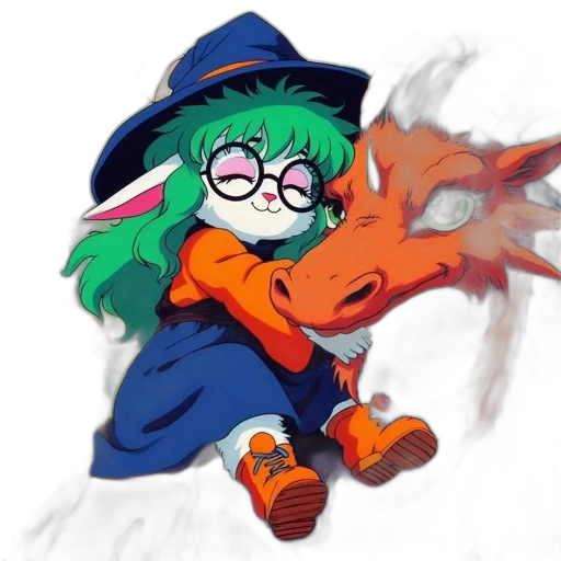 dragon, mask, staff, creature transparent PNG cut-out