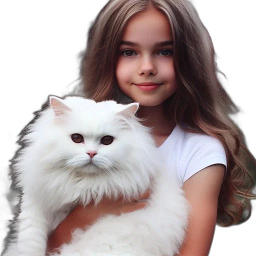 animal, creature, hair, photorealistic transparent PNG cut-out