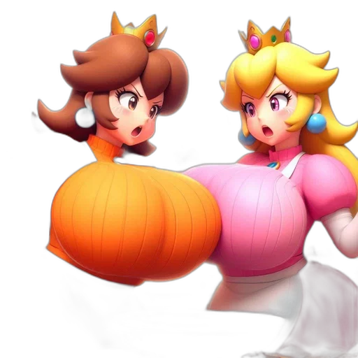 crown, dress, weapon, 3d render transparent PNG cut-out