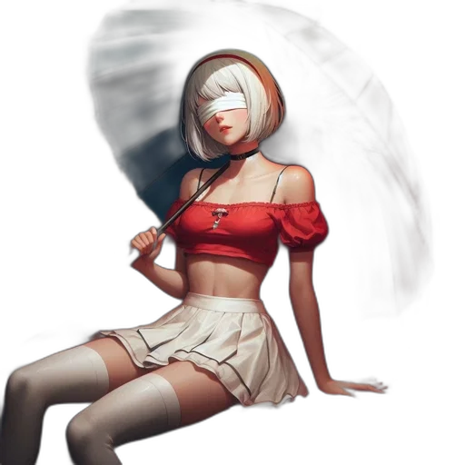 dress, mask, face, staff transparent PNG cut-out