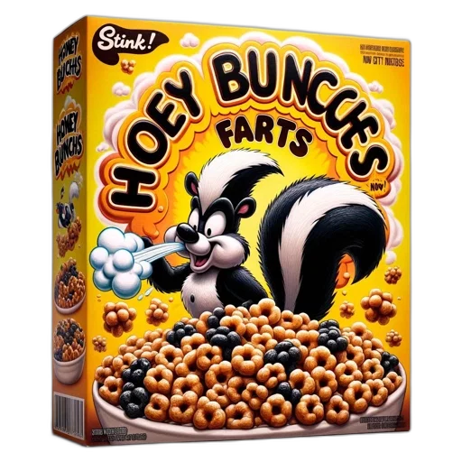 food, cereal, box, named transparent PNG cut-out