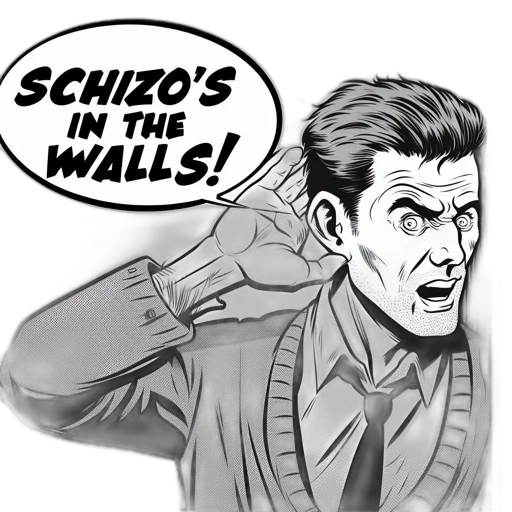 comic book art, cartoon, concept art, man transparent PNG cut-out