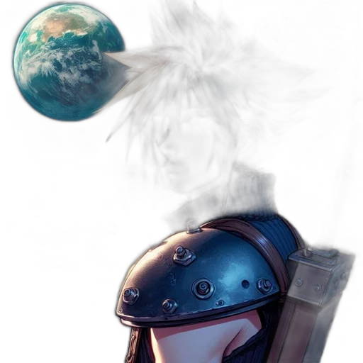 robot, mask, staff, weapon transparent PNG cut-out