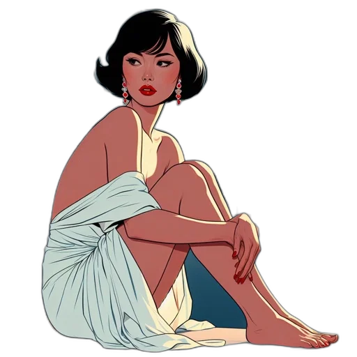 dress, jewelry, cartoon, concept art transparent PNG cut-out